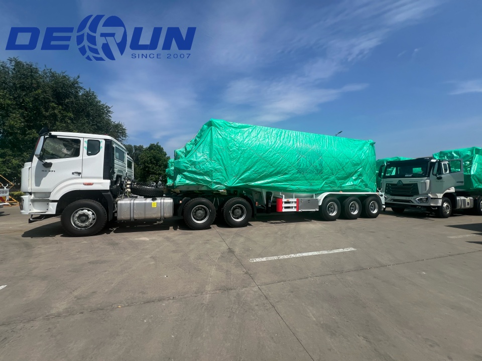 Tri-Axle tsemendipaagi poolhaagised on valmis minema AÜE-sse