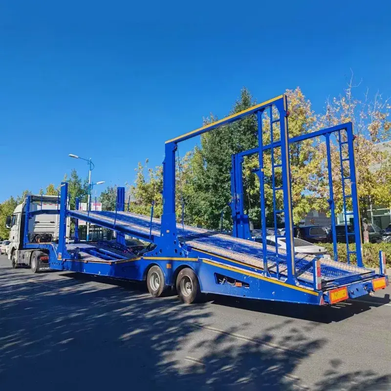 Topelttekiga auto transpordi haagis